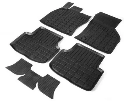 Коврики в салон Rival резина черный 65101001 Skoda Octavia (3G) A7 2013-