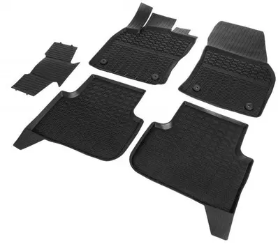 Коврики в салон (полиуретан, черный) Rival 65805002