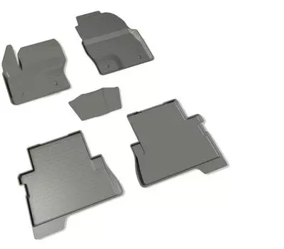 Коврики в салон Seintex резина серый 88281 Volvo XC90 2015-