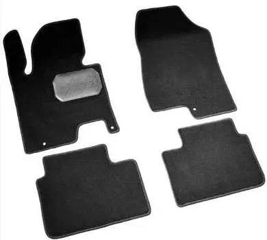 Коврики в салон (текстильные, черные, подпятник п/у) Норпласт NPL-VTe-430-022a Kia Ceed 2012-2015