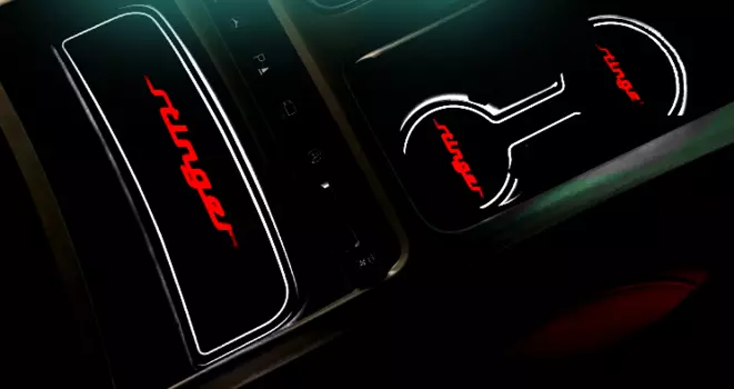 Коврики в салонные ниши c LED подсветкой для KIA Stinger 2018 -