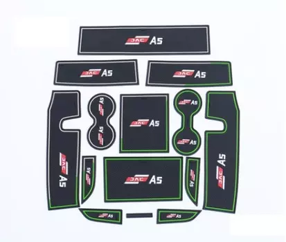 Коврики в салонные ниши (люминесцентный) Ou Bailun OUBA00118 для JAC J7 2020-