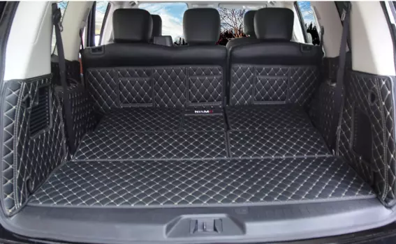 Кожаные коврики в багажник для Nissan Patrol 2014 -