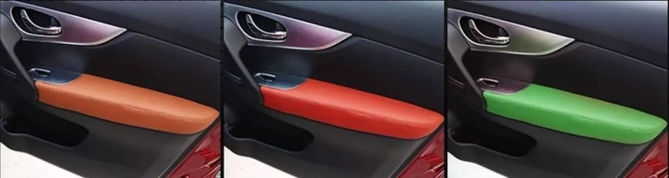 Кожаные вставки в двери для Nissan X-Trail 2014 -