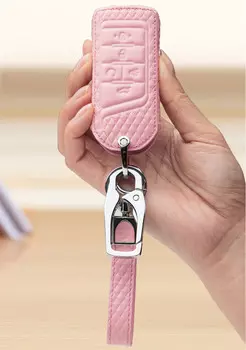 Кожаный чехол для ключа с брелком для GAC Trumpchi GS8 2018, 2019, 2020