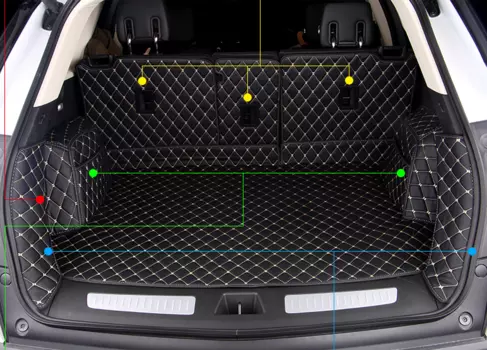 Кожаный коврик в багажник для Cadillac XT5 2016 -