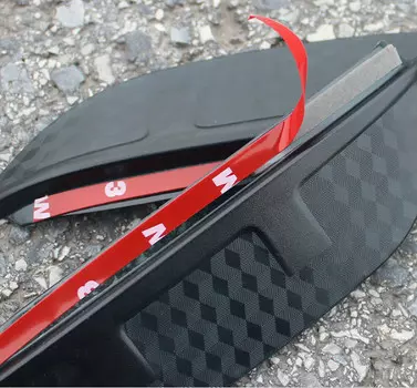 Козырьки на боковые зеркала (черный карбон)