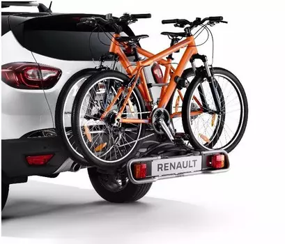 Крепление для перевозки 2-х велосипедов на фаркоп Renault 7711577330 для Renault Dokker 2017 -