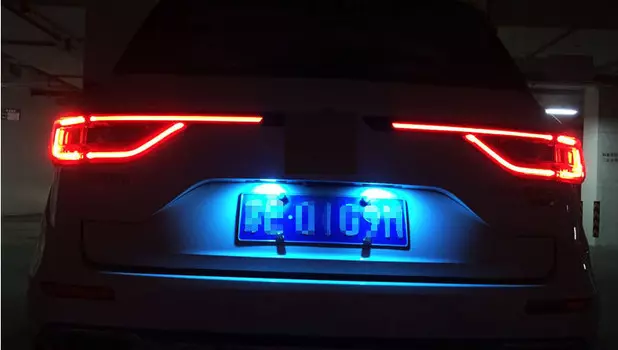 LED лампочки подсветки номерного знака Renault Koleos 2017 -