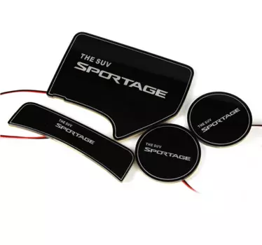 LED-подсветка подстаканников и полочки консоли KIA Sportage IV 2016 -