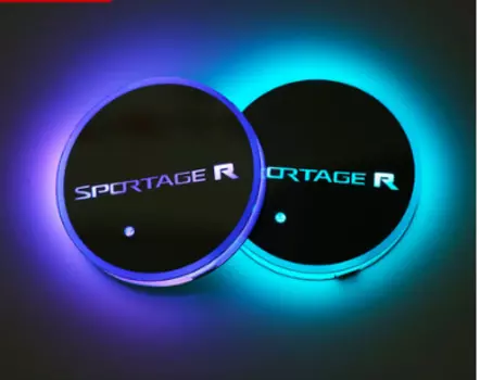 LED-вкладыши в ниши подстаканников KIA Sportage III 2010-2015