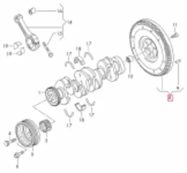 Маховик SACHS 2295601009
