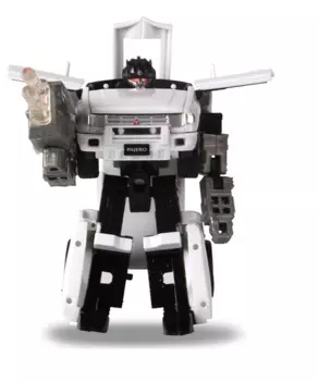 Машинка-трансформер (белый) Mitsubishi Pajero