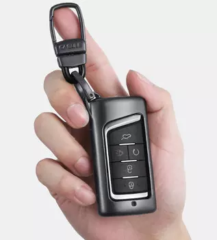 Металлический кейс для ключа с фиксатором Cabule для GAC Trumpchi GS8 2018, 2019, 2020