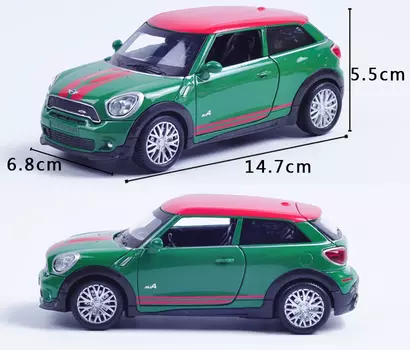 Модель Mini Cooper в масштабе 1:28