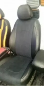 Модельные чехлы на сиденья "CLASSIC DESIGN" (экокожа, замша) для Hyundai Solaris 2017 -