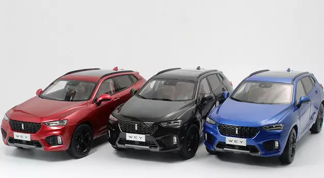 Модель WEY VV7 в масштабе 1:18
