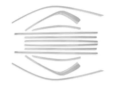 Молдинг боковых окон (хром, серебро) для Volkswagen Teramont 2017 -