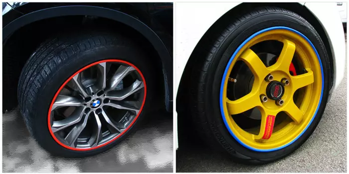 Молдинг защитный колесного диска COLOR для KIA Sportage IV 2016 -