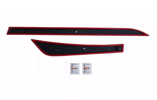 Молдинги на двери, глянец под покраску для KIA RIO 2017 -