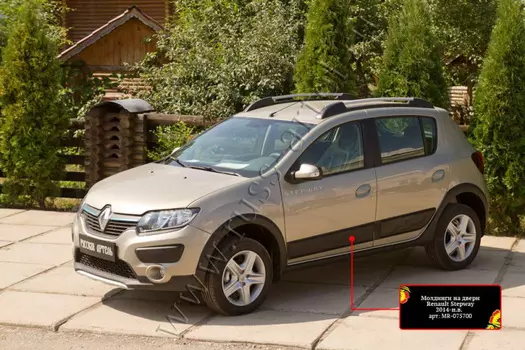 Молдинги на двери (задний правый)