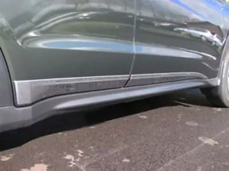 Молдинги на низ боковых дверей (хром) Honda 08F57-T7S-700X для Honda HR-V 2016 -