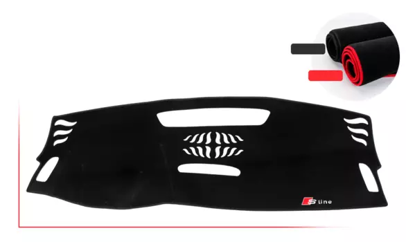 Накидка противобликовая на приборную панель для AUDI Q7 2016 -