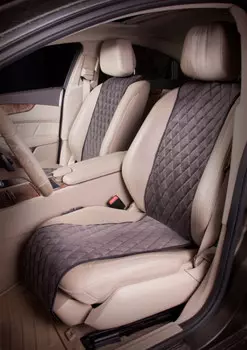 Накидки передние Алькантара (серый) Airline ACSF02