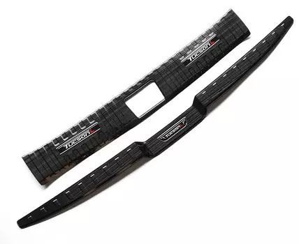 Накладка на бампер и багажный проем для Hyundai Tucson (4G) 2021-