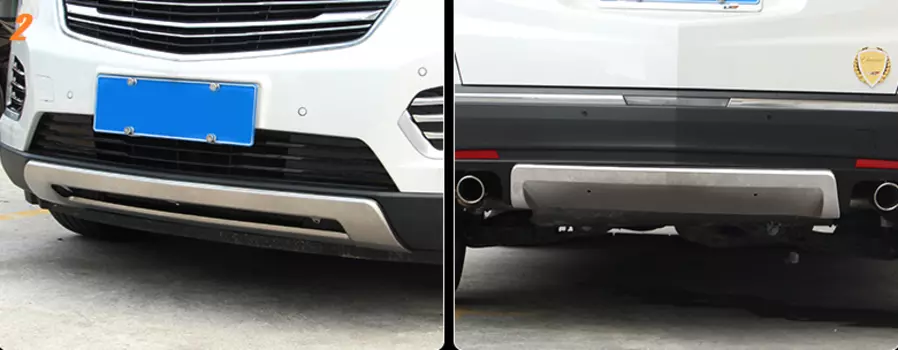 Накладка на бампер передние и задние для Cadillac XT5 2016 -