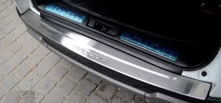 Накладка на бампер защитная на задний бампер для Land Rover Range Rover Evoque 2015 -