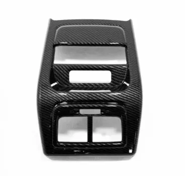 Накладка на центральную консоль (серебро / черный карбон) Geely Tugella (Тугелла) 2020 -