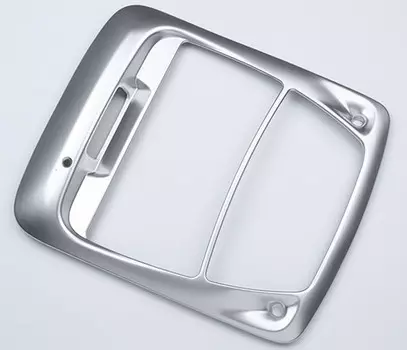 Накладка на центральную панель (серебро) для Renault Koleos 2017 -