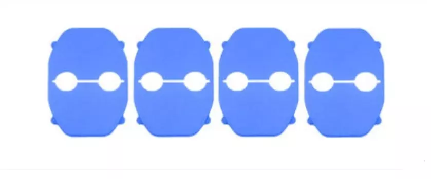 Накладка на дверной замок (синяя) Toyota RAV4 2019-