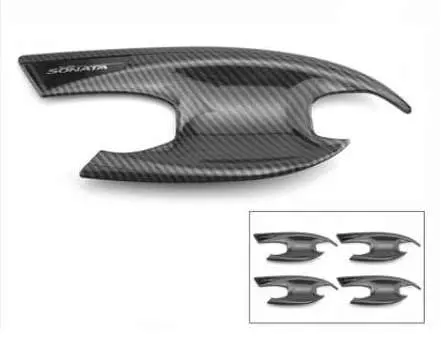 Накладка на дверную нишу, карбоновая You Qiang QNG00255 для Hyundai Sonata (8G) DN8 2020-