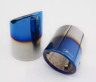 Накладка на глушитель, голубая NFS NFS00102 для Audi A4 2011-2016