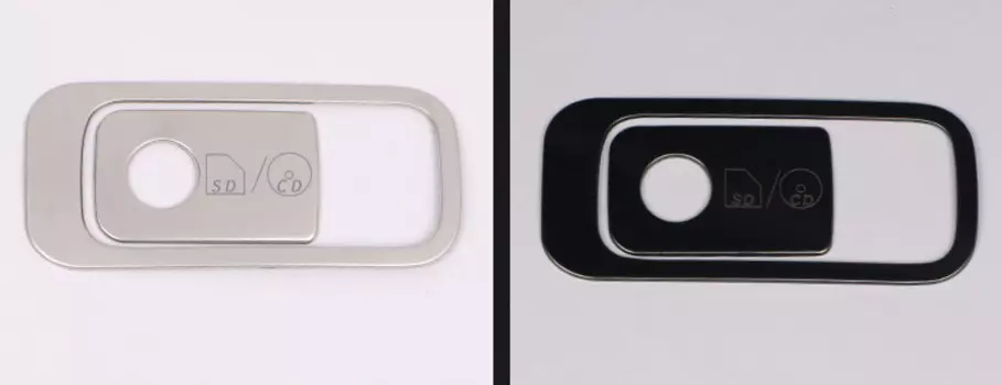 Накладка на кнопку открытия бардачка (сталь) OEM -Tuning 37185 Volkswagen Tiguan 2017 -