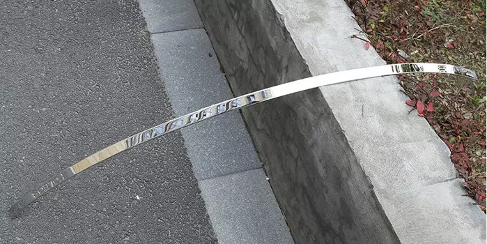 Накладка на кромку багажной двери (хром) для Renault Koleos 2017 -