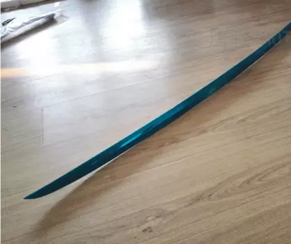 Накладка на низ двери багажника (хром) для Toyota Alphard 2015 -