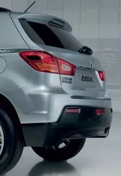 Накладка на низ крышки багажника (хром) Mitsubishi MZ314433 для Mitsubishi ASX 2016 -