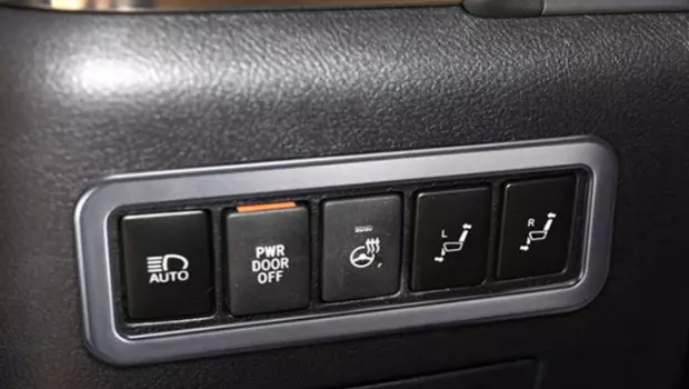 Накладка на панель управления регулировкой сидений (хром) для Toyota Alphard 2015 -