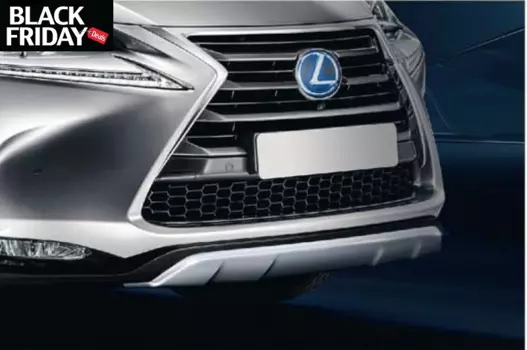 Накладка на передний бампер, серебристая Lexus PZ402-X095000 для Lexus NX 2015 г.в по н.в.