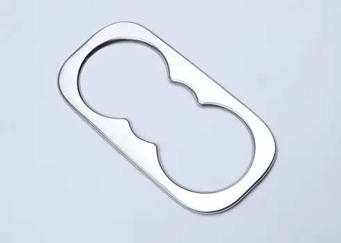 Накладка на подстаканники (серебро, синий, черный) для Renault Koleos 2017 -