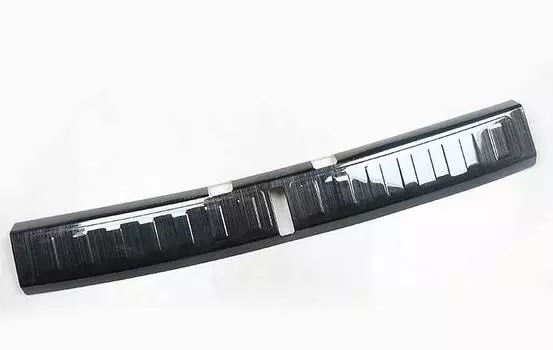 Накладка на порог багажника (черная) Yiling YING00103 для BMW X6 2019-