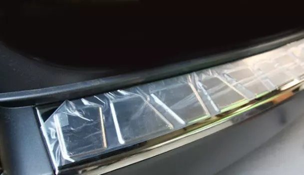 Накладка на порог багажника (хром) для KIA Mohave 2017 -