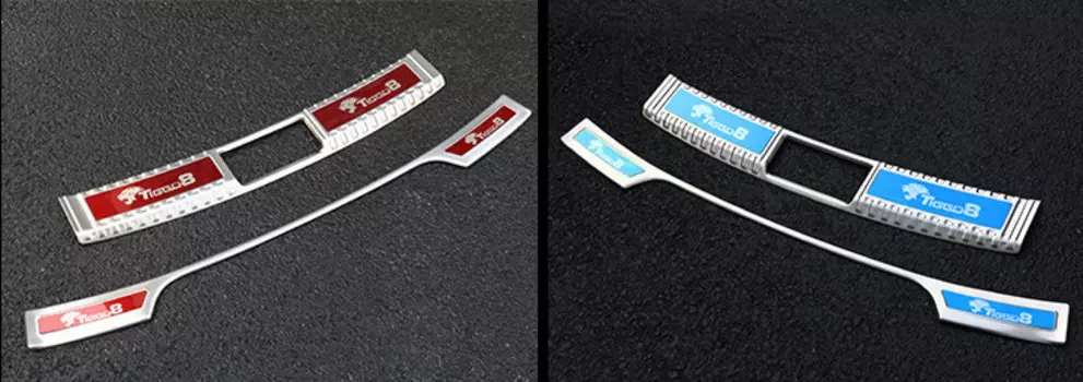 Накладка на порог багажника (нержавеющая сталь) для Chery Tiggo 8 (2018 - 2019)