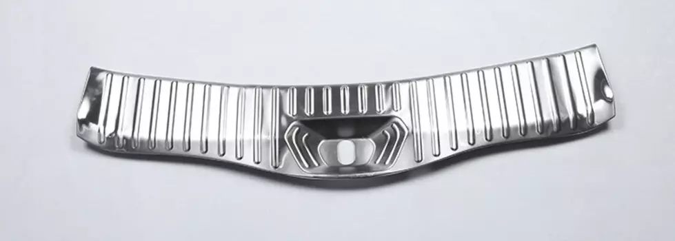 Накладка на порог багажника (серебро) для Renault Koleos 2017 -