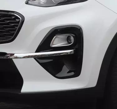 Накладка на противотуманную фару для KIA Sportage IV 2018 - 2019