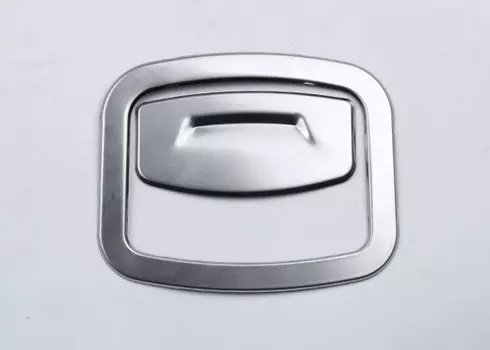 Накладка на ручку бардачка (серебро, синий, черный карбон) для Renault Koleos 2017 -