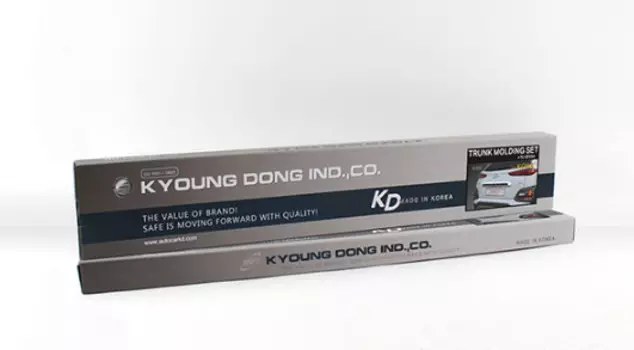 Накладка на ручку двери багажника (хром) для Hyundai Kona 2018 -